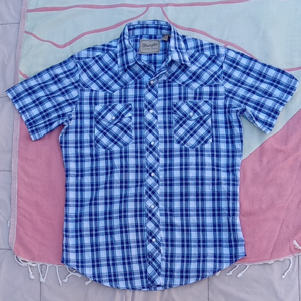 Wrangler Western Shirt Size MEDIUM